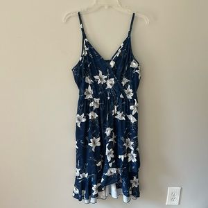 Floral ruffle dress